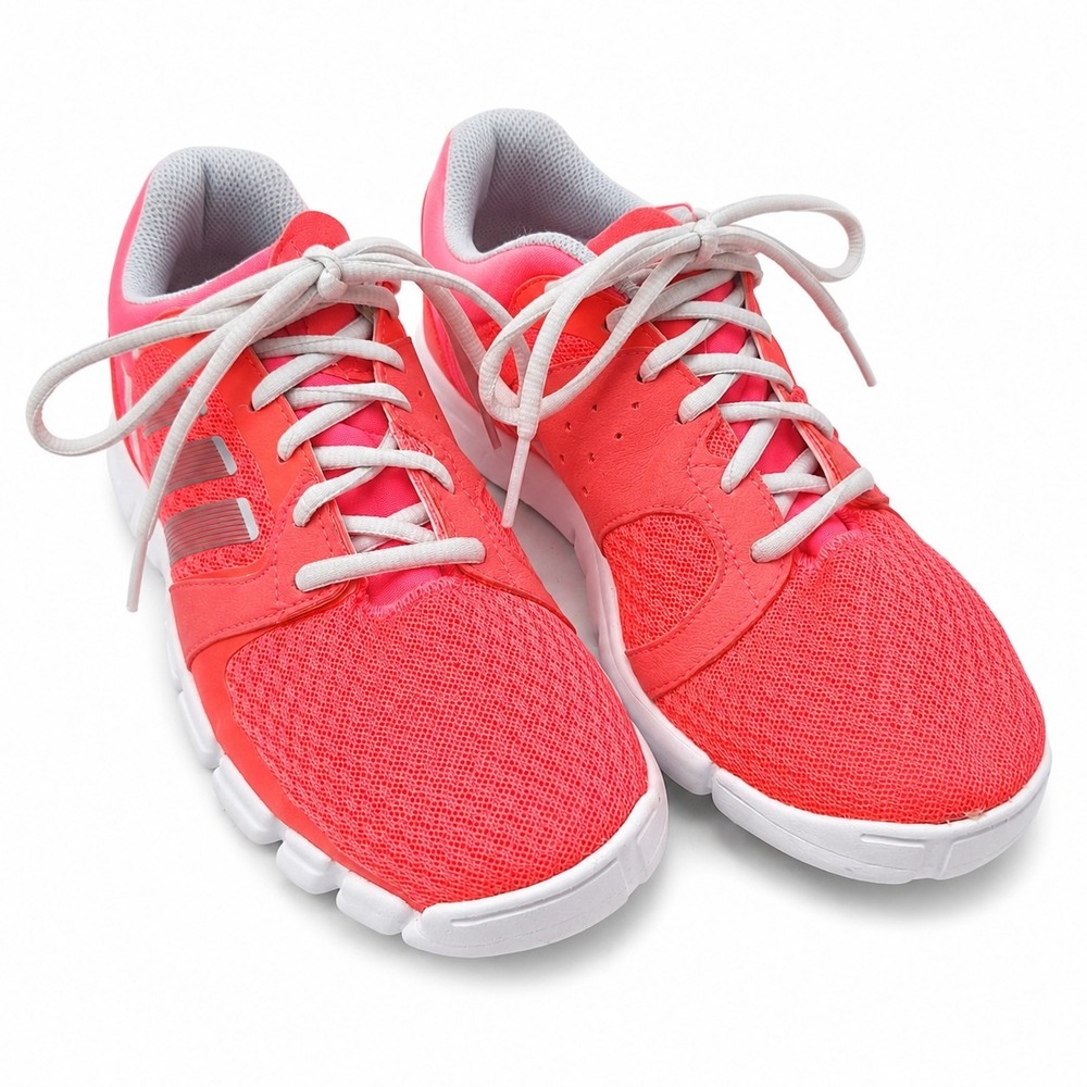 ADIDAS AdiPure Ortholite Trainer Sneaker Womens Sz 8.5 Pink White Athleisure Gym